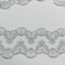 1 Yard Corded Double Sided Lace Trim 3" Wide Embroidered Polyester Net Mesh for Bridal & Special Occasion